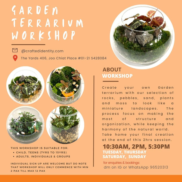 Garden Terrarium Workshop