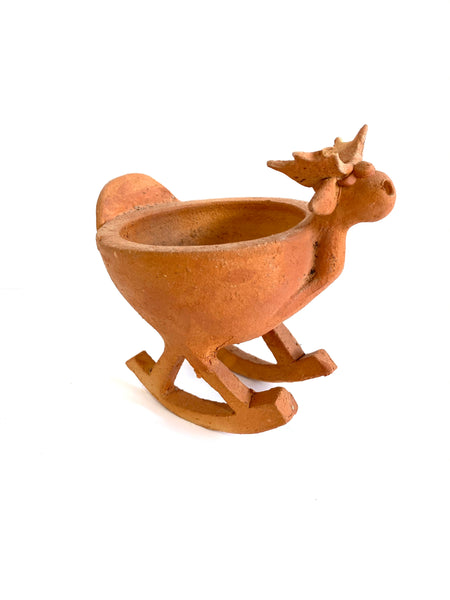 Rockin' Reindeer Terracotta Planter
