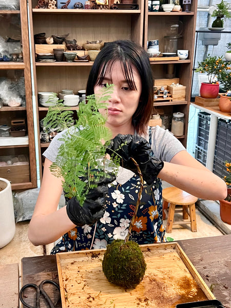 Signature Kokedama Workshop 13th September 2025 (Saturday 3pm-4.45pm)