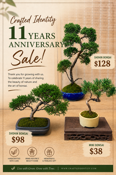 Crafted Identity 11th Years Anniversary Celebration Sale !