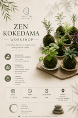 Zen Kokedama Workshop on 4th July (11.30am - 12.30pm) @ SGF2026 X