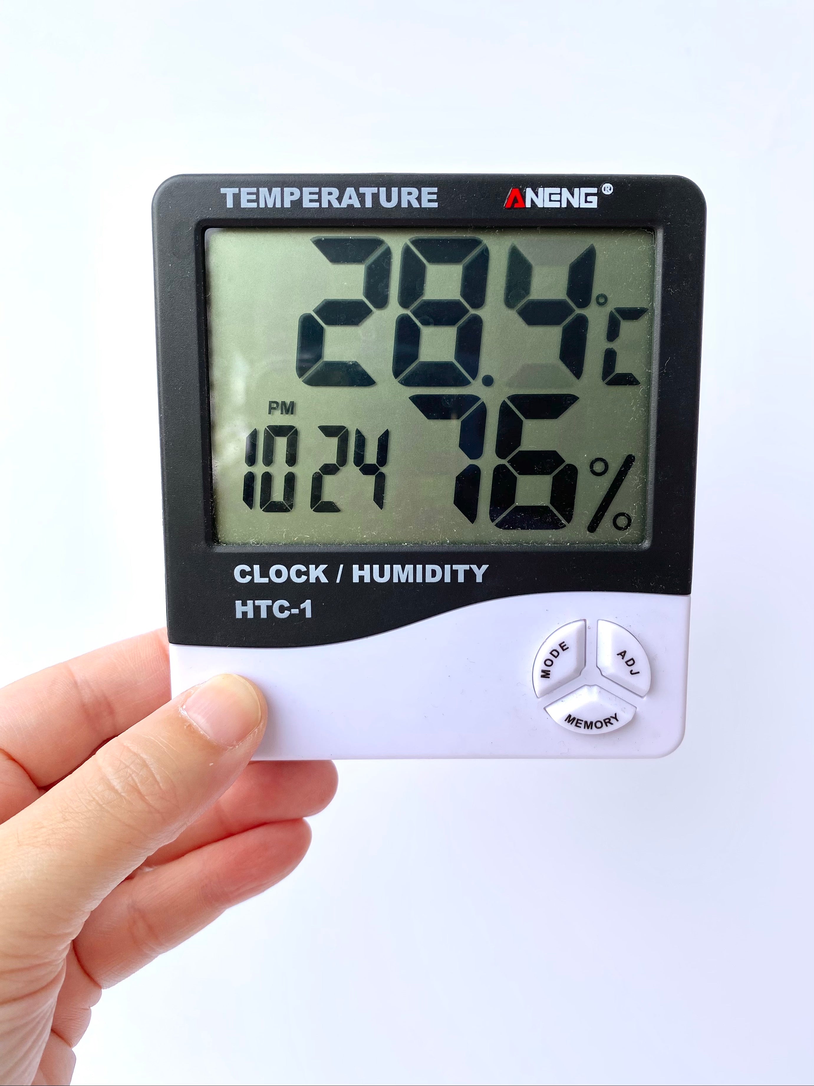 1/2/4 Stück Mini Digitales Thermometer Luftfeuchtigkeitsmesser Mit Großem LCD-Display - */* Luftfeuchtigkeit, 26.9°C/26.9°F, 88.9°C/88.9°F, Feuchtigkeitsanzeige