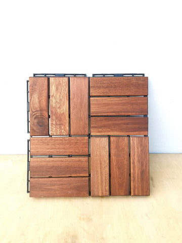 Outdoor Wood Tile for Staghorn Mounting 30cmx30cmx2cm